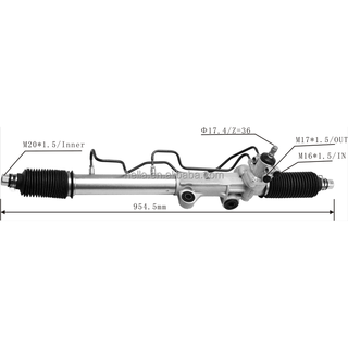 Автоматическая стойка рулевого механизма с усилителем для Toyota Tacoma 1995-2004 4420060022 4425035042 4420035013