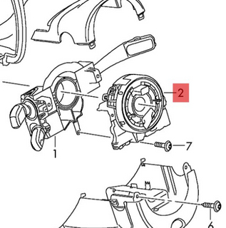 Автомобильная пружина подушки безопасности для Audi A4L 8K0953568F