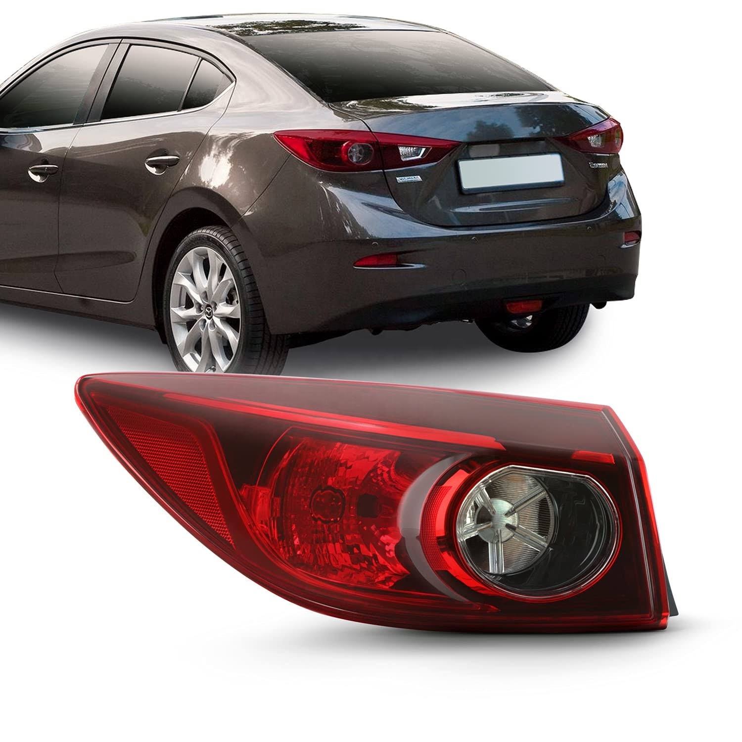 Автомобильный внешний светодиодный задний фонарь для Mazda 3 AXELA 2014 2015 2016 2017 2018 BKC3-51-160F BKC3-51-150F BKC351160F BKC351150F