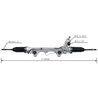 Автоматическая рулевая рейка с усилителем для Mazda B2500 B3000 B4000 1L523504CARM 1L5ZE280AA 1L5Z3504DARM